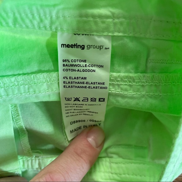 DEHA Neon Green Cotton Pants - Picture 12 of 14